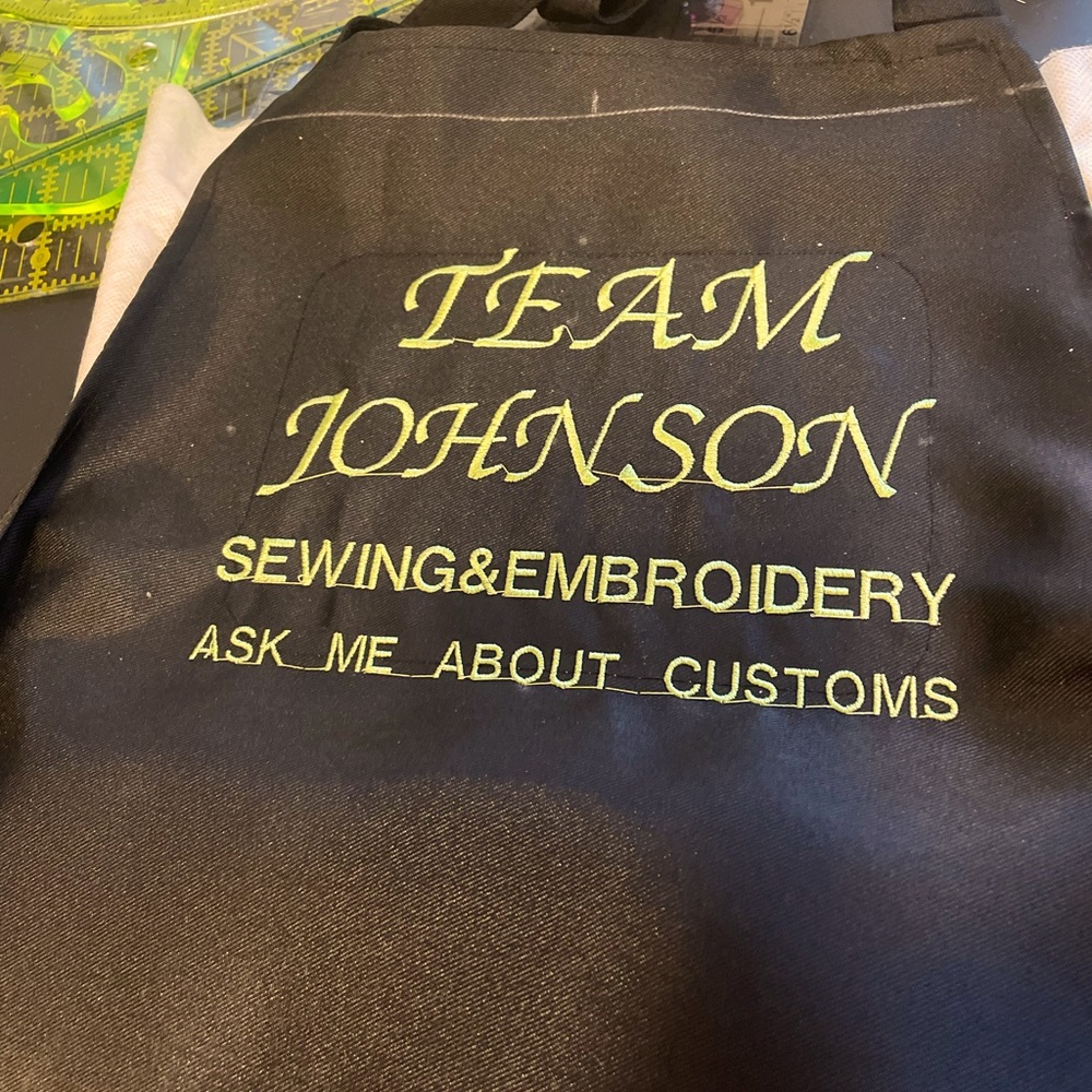 Custom sewing and embroidery